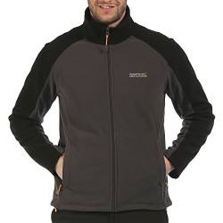 Regatta Herren Hedman Ii Full-Zip Fleece-Jacke, Iron/Schwarz, L von Regatta