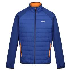 Regatta Herren Hybrid-Jacke mit durchgehendem Reißverschluss Gepolsterter Mantel, New Royal (Persimmone), 5XL von Regatta