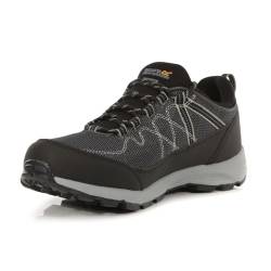 Regatta Herren Samaris Lite Low Walking Shoe, Black/DkStee, 43 EU von Regatta