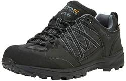 Regatta Herren Samaris Low Ii Trekking- & Wanderhalbschuhe, Schwarz (Black/Granite 9v8), 39 EU von Regatta