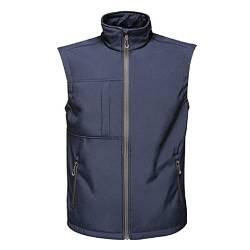 Regatta Herren Softshell-Weste Octagon II bedruckbar (XL) (Marineblau/Dunkelgrau) von Regatta