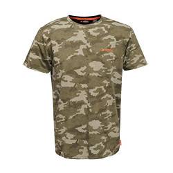 Regatta Herren Tactical Threads Arbeits dichtem Camouflage-Print T-Shirts/Polos/Jacken, Dunkles Khaki meliert, S von Regatta