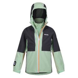 Regatta Hydrate VIII 3 in 1 Jacke für Kinder Wasserdicht mit Kapuze, Farbe:Mint, Kinder Größen:140 von Regatta