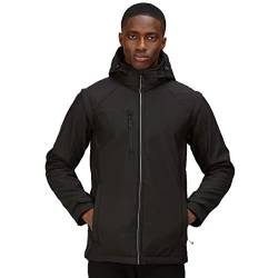 Regatta Professional Erasmus 4 in 1 Softshell Jacket Black 3XL (RG713) von Regatta