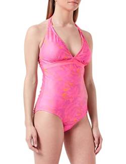 Regatta Unisex Flavia Costume One Piece Swimsuit, Pink Fusion Palm, 10 von Regatta