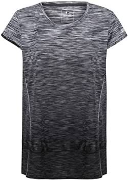 Regatta Unisex Hyperdimension II T-Shirt, Schwarz Ombre, 42 von Regatta