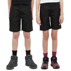 Regatta Unisex Sorcer Shorts II Pants, Black, 3 Years von Regatta