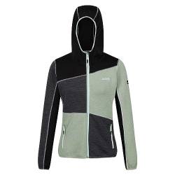 Regatta Walbury VI Damen-Fleecejacke mit durchgehendem Reißverschluss, QuiGrn/SlGry, 44 von Regatta