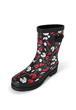 Regenliebe Damen Gummistiefel Blossom Night Halbschaft, Größe:38 EU von Regenliebe