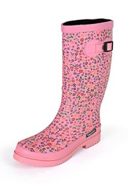 Regenliebe Damen Gummistiefel Flowers High Langschaft, Größe:36 EU von Regenliebe