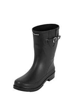 Regenliebe Damen Gummistiefel Pfütze halbhoch, Farbe:schwarz, Größe:39 EU von Regenliebe