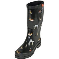 Regenliebe Waldi Gummistiefel wasserdichter Regenstiefel für Hunde Liebhaber von Regenliebe