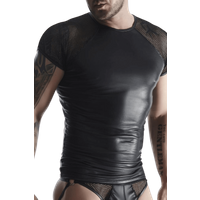 Wetlook T-Shirt mit Netz von Regnes Fetish Planet