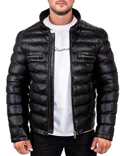 Reichstadt Herren Bomber Echtleder Jacke RS016 Schwarz 3XL von Reichstadt