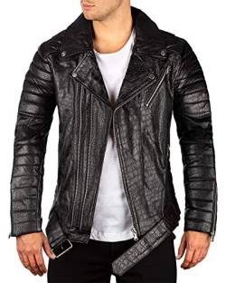 Reichstadt Herren Jacke 20RS23-BANS Crocodile - Black 3XL von Reichstadt