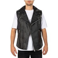 Reichstadt Lederweste Kunstleder Weste RS006W PU (1-tlg) im Biker Style von Reichstadt