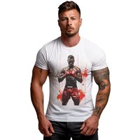 Reichstadt Print-Shirt Maskulines Kurzarm T-Shirt 24RS048 mit Boxer Motiv von Reichstadt