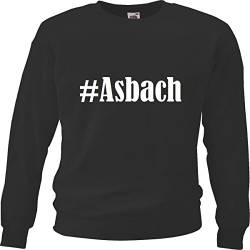Reifen-Markt Sweatshirt Damen #Asbach Größe L Farbe Schwarz Druck Weiss von Reifen-Markt
