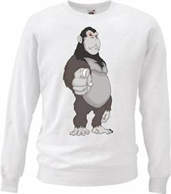 Reifen-Markt Sweatshirt Kinder Motiv-302005 Größe 140 Farbe Weiss Druck von Reifen-Markt