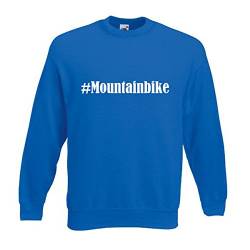 Reifen-Markt Sweatshirt Kinder #Mountainbike Größe 152 Farbe Blau Druck Weiss von Reifen-Markt