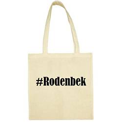 Reifen-Markt Tasche #Rodenbek Größe 38x42 Farbe Natur Druck Schwarz von Reifen-Markt