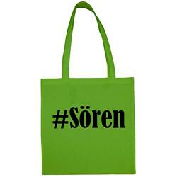 Reifen-Markt Tasche #Sören Größe 38x42 Farbe Grün Druck Schwarz von Reifen-Markt