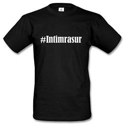 T-Shirt #Intimrasur Größe XL Farbe Schwarz Druck Weiss von Reifen-Markt