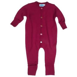 Reiff Baby Overall Einteiler Schlafanzug Wolle / Seide / Frottee kbT (as3, Numeric, Numeric_86, Numeric_92, Beere) von Reiff