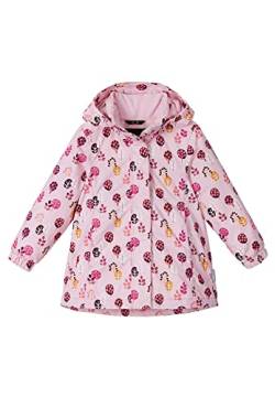 Reima Girls Toki Winter Jacket Pink - Robuste wasserdichte Mädchen Winterjacke, Größe 128 - Farbe Pale Rose von Reima