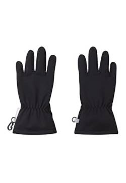 Reima Handschuhe Tunto für Kleinkinder, warme, wasserdichte Softshellhandschuhe für die kalte Jahreszeit, winddichte Outdoor Handschuhe zum Kälteschutz Black 3 von Reima