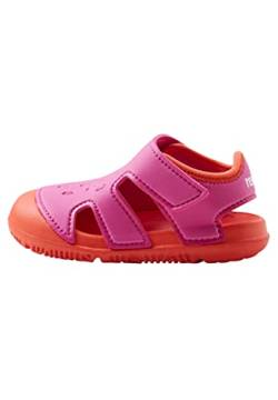 Reima Koralli Sommersandalen für Kinder mit Klettverschluss und Zehenfreiheit. Sommerschuhe mit weichem Futter und robuster EVA-Außensohle für angenehmen Tragekomfort Cherry Pink 31 von Reima