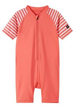 Reima Schwimmanzug Atlantti– komfortable, schnelltrocknende Badebekleidung mit UV-Schutz 50+ Misty Red 68 von Reima