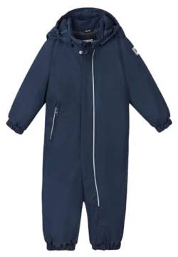 Reima Toddlers Puhuri Winter Overall Blau - Isolierter wasserdichter Kleinkinder Schneeanzug, Größe 80 - Farbe Navy von Reima