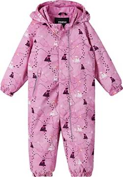 Reima Toddlers Puhuri Winter Overall Pink - Isolierter wasserdichter Kleinkinder Schneeanzug, Größe 92 - Farbe Cold Pink von Reima