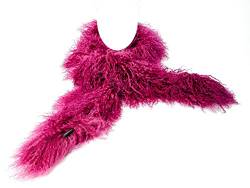 Reissner Lammfelle Boa Schal Stola aus Tibetlammfell Farbe magenta JAY16 Boa-140 von Reissner Lammfelle