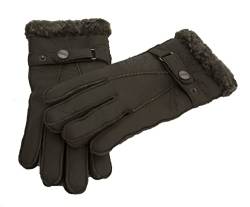 Reissner Lammfelle Fingerhandschuhe HDS-FINGER2-NAP-WGR-L Merino Lammfell Nappa Leder Farbe waldgrün Größe L von Reissner Lammfelle