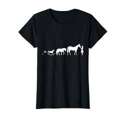 Evolution Pferdeliebe - Pferdeshirt T-Shirt von Reiter und Pferdefan Collection