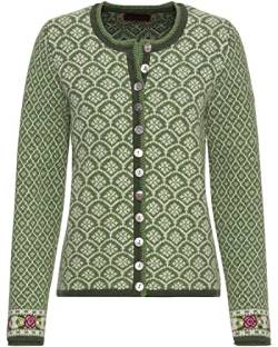 Reitmayer Jacquard-Strickjacke Grün 38 von Reitmayer