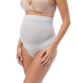 RelaxMaternity 5150 (Weiß/Silver, XXL) Schwangerschafts-Slip mit Silberfasern und Unterleibstütze von RelaxMaternity