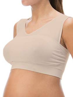 RelaxMaternity 5700 (Nude, XL) Still-BH mit aufklappbarem Band von RelaxMaternity