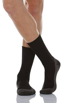 Relaxsan 550P (Schwarz, Gr.3) Massierende Socken Diabetes mit Silberfasern und Frotteesohle von Relaxsan