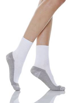 Relaxsan 550P (Weiß, Gr.3) Massierende Socken Diabetes mit Silberfasern und Frotteesohle von Relaxsan