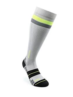 Relaxsan 800 Sportsocken (Silber/Gelb, 2L) – abgestufte Kompressionssportsocken Dryarn-Faser maximale Leistung von Relaxsan