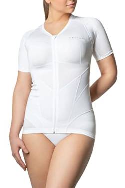 Relaxsan Posture 6070-RP (Weiß L) Haltungskorrektur Rücken Damen T-Shirt, Posture Corrector, Haltungstrainer, Atmungsaktiv von Relaxsan