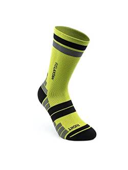 Relaxsan Sport Socks 801 (Gelb/Schwarz, L) Unisex Sport Socken für Männer und Frauen von Relaxsan