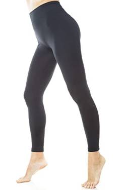 Relaxsan Zero 3600 (Schwarz, L) Thermostrumpfhose für Frauen Merinowolle Leggings von Relaxsan