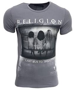 Religion Clothing Herren T-Shirt Last Bus (L, Shark) von Religion