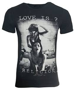 Religion Clothing Herren T-Shirt Love is (Jet Black, M) von Religion