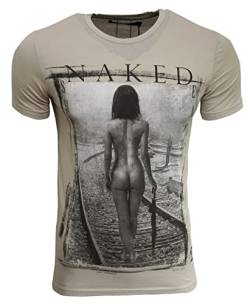 Religion Clothing Herren T-Shirt Naked (XL, Quicksilver) von Religion