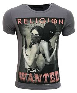 Religion Clothing Herren T-Shirt Wanted (L, Shark) von Religion